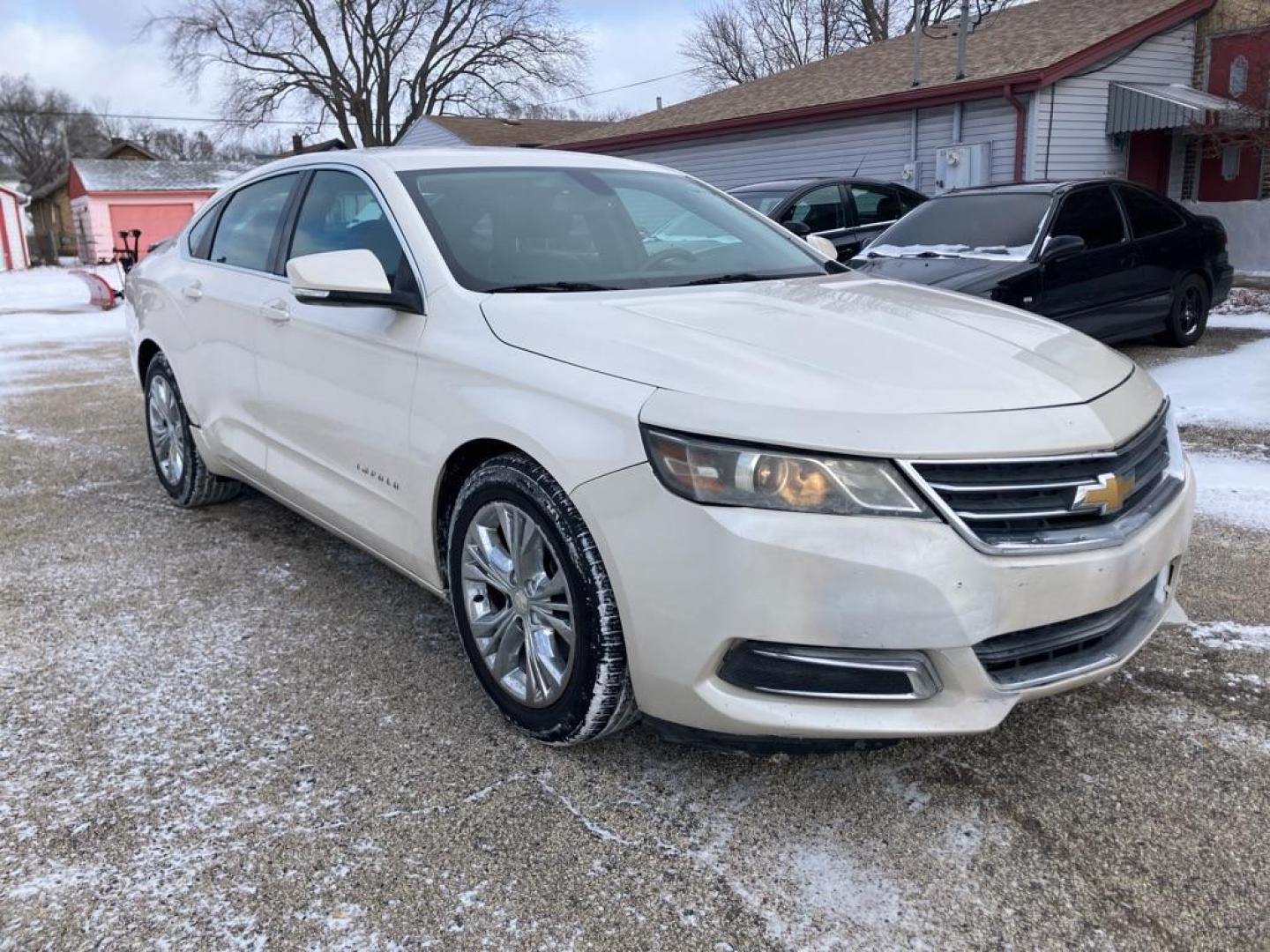 2014 WHITE CHEVROLET IMPALA LT (1G1115SL0EU) with an 2.5L engine, Automatic transmission, located at 1708 Broadway, Rockford, IL, 61104, (815) 397-5010, 42.252522, -89.069359 - Photo#1