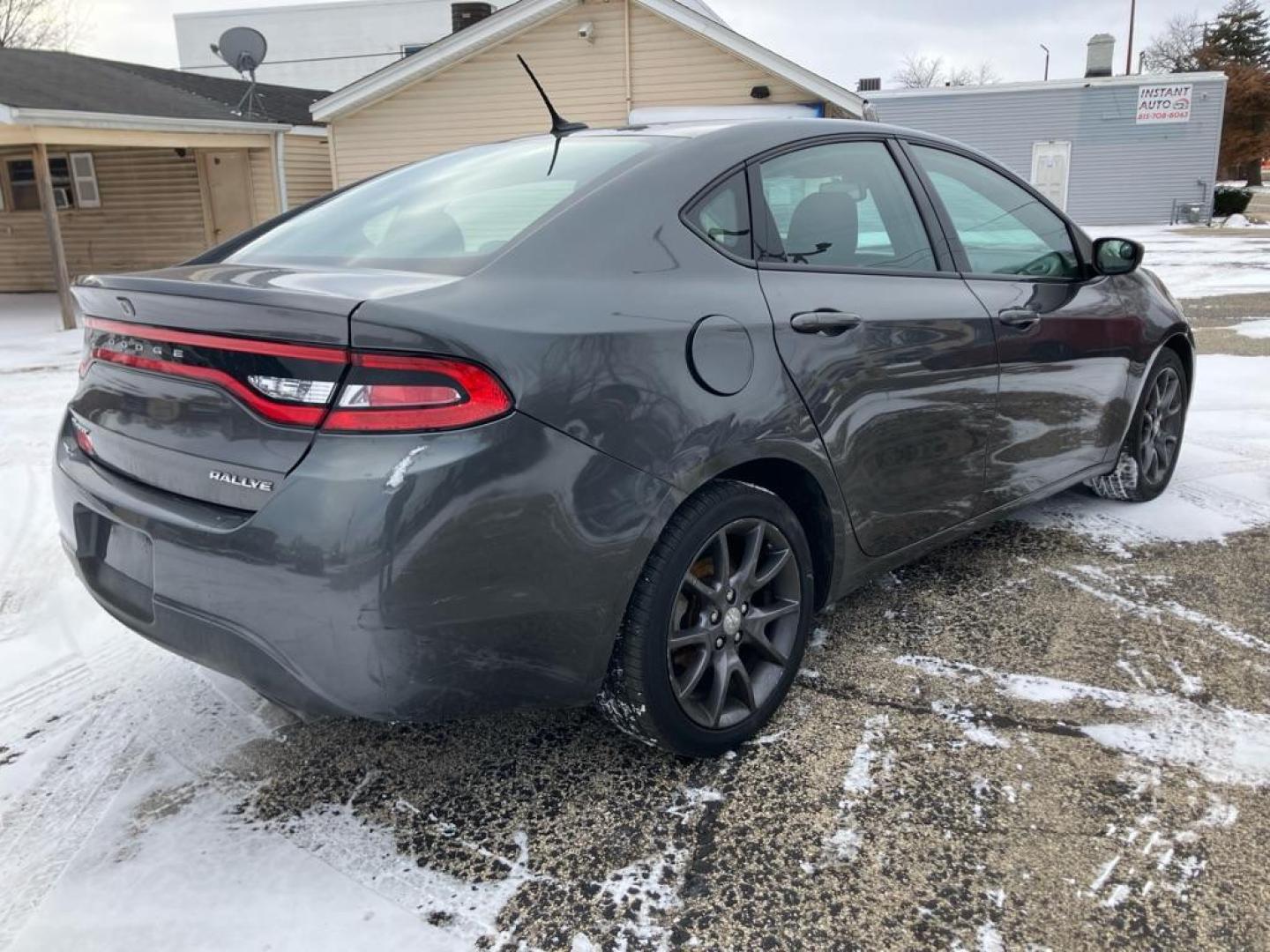 2016 GRAY DODGE DART SXT (1C3CDFBB5GD) with an 2.4L engine, 6-Speed Manual transmission, located at 1708 Broadway, Rockford, IL, 61104, (815) 397-5010, 42.252522, -89.069359 - Photo#2