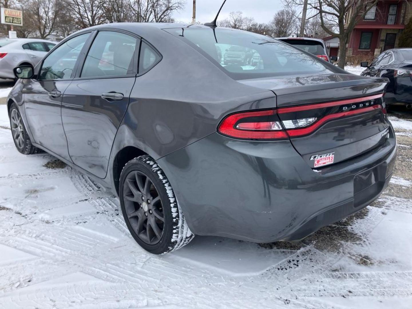 2016 GRAY DODGE DART SXT (1C3CDFBB5GD) with an 2.4L engine, 6-Speed Manual transmission, located at 1708 Broadway, Rockford, IL, 61104, (815) 397-5010, 42.252522, -89.069359 - Photo#3