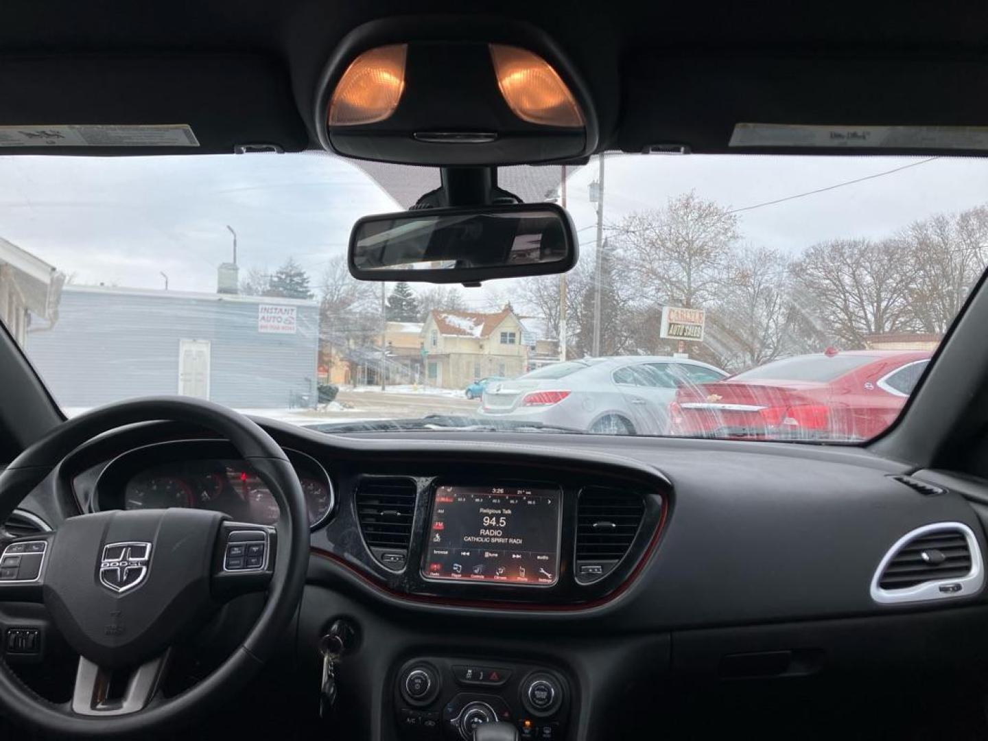 2016 GRAY DODGE DART SXT (1C3CDFBB5GD) with an 2.4L engine, 6-Speed Manual transmission, located at 1708 Broadway, Rockford, IL, 61104, (815) 397-5010, 42.252522, -89.069359 - Photo#5