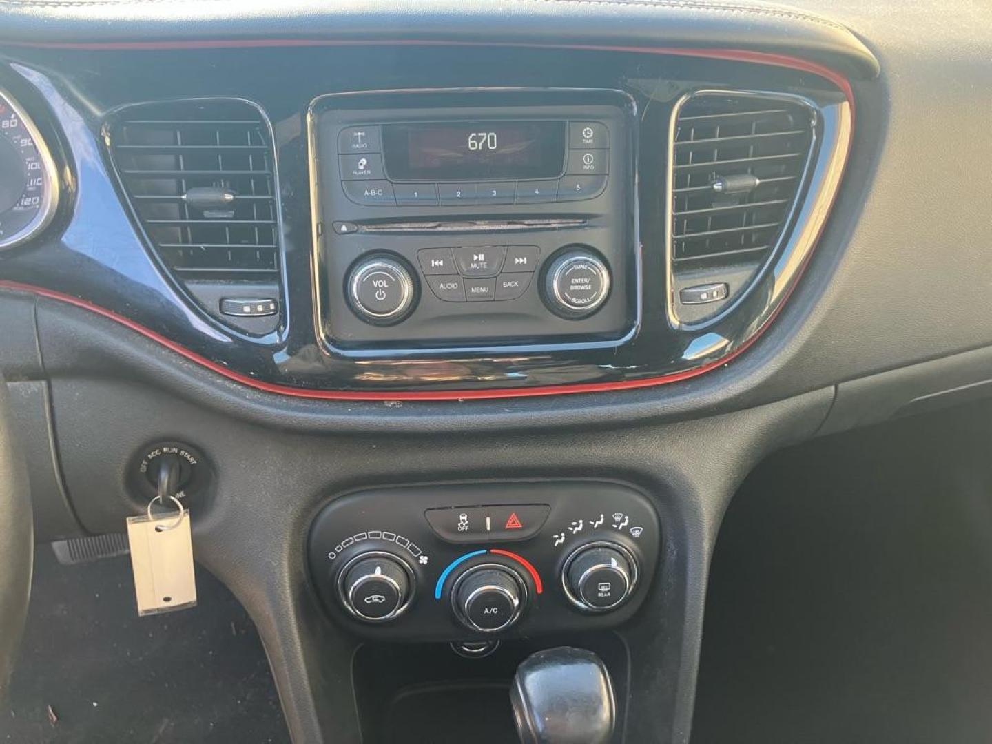 2015 GRAY DODGE DART SXT (1C3CDFBBXFD) with an 2.4L engine, Automatic transmission, located at 1708 Broadway, Rockford, IL, 61104, (815) 397-5010, 42.252522, -89.069359 - Photo#8