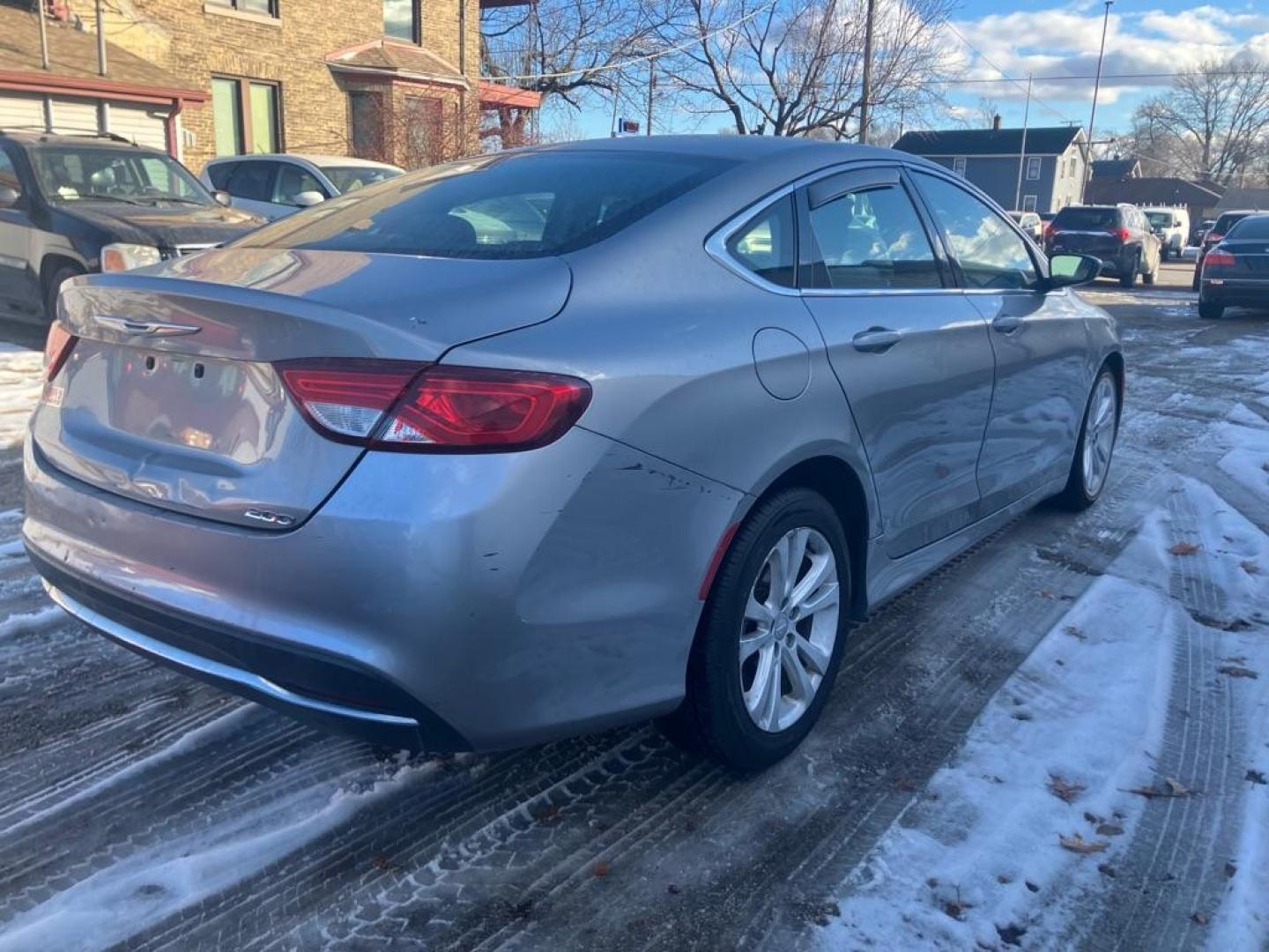 2015 GRAY CHRYSLER 200 LIMITED (1C3CCCAB2FN) with an 2.4L engine, Automatic transmission, located at 1708 Broadway, Rockford, IL, 61104, (815) 397-5010, 42.252522, -89.069359 - Photo#2