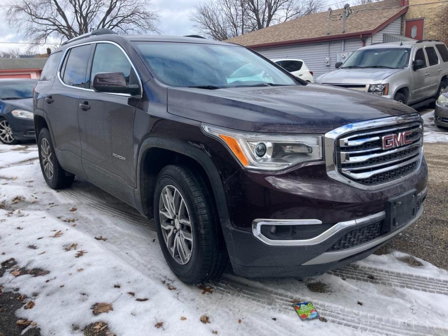 2017 PURPLE GMC ACADIA SLE (1GKKNLLS4HZ) with an 3.6L engine, Automatic transmission, located at 1708 Broadway, Rockford, IL, 61104, (815) 397-5010, 42.252522, -89.069359 - Photo#1