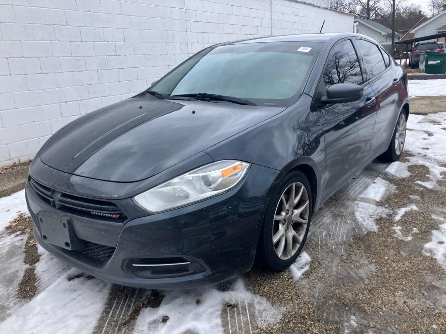 2013 BLACK DODGE DART SXT (1C3CDFBA8DD) with an 2.0L engine, Automatic transmission, located at 1708 Broadway, Rockford, IL, 61104, (815) 397-5010, 42.252522, -89.069359 - Photo#1