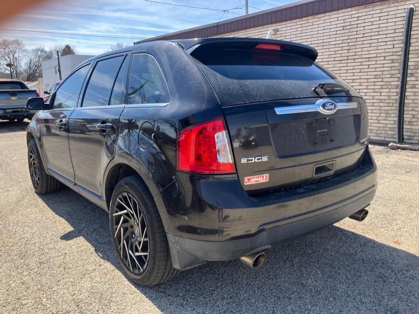 2013 BLACK FORD EDGE LIMITED (2FMDK4KC2DB) with an 3.5L engine, Automatic transmission, located at 1708 Broadway, Rockford, IL, 61104, (815) 397-5010, 42.252522, -89.069359 - Photo#3