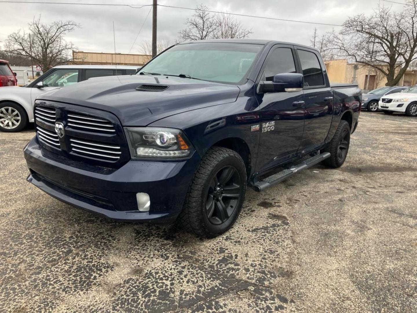 2013 BLUE RAM 1500 SPORT (1C6RR7MT8DS) with an 5.7L engine, Automatic transmission, located at 1708 Broadway, Rockford, IL, 61104, (815) 397-5010, 42.252522, -89.069359 - Photo#0