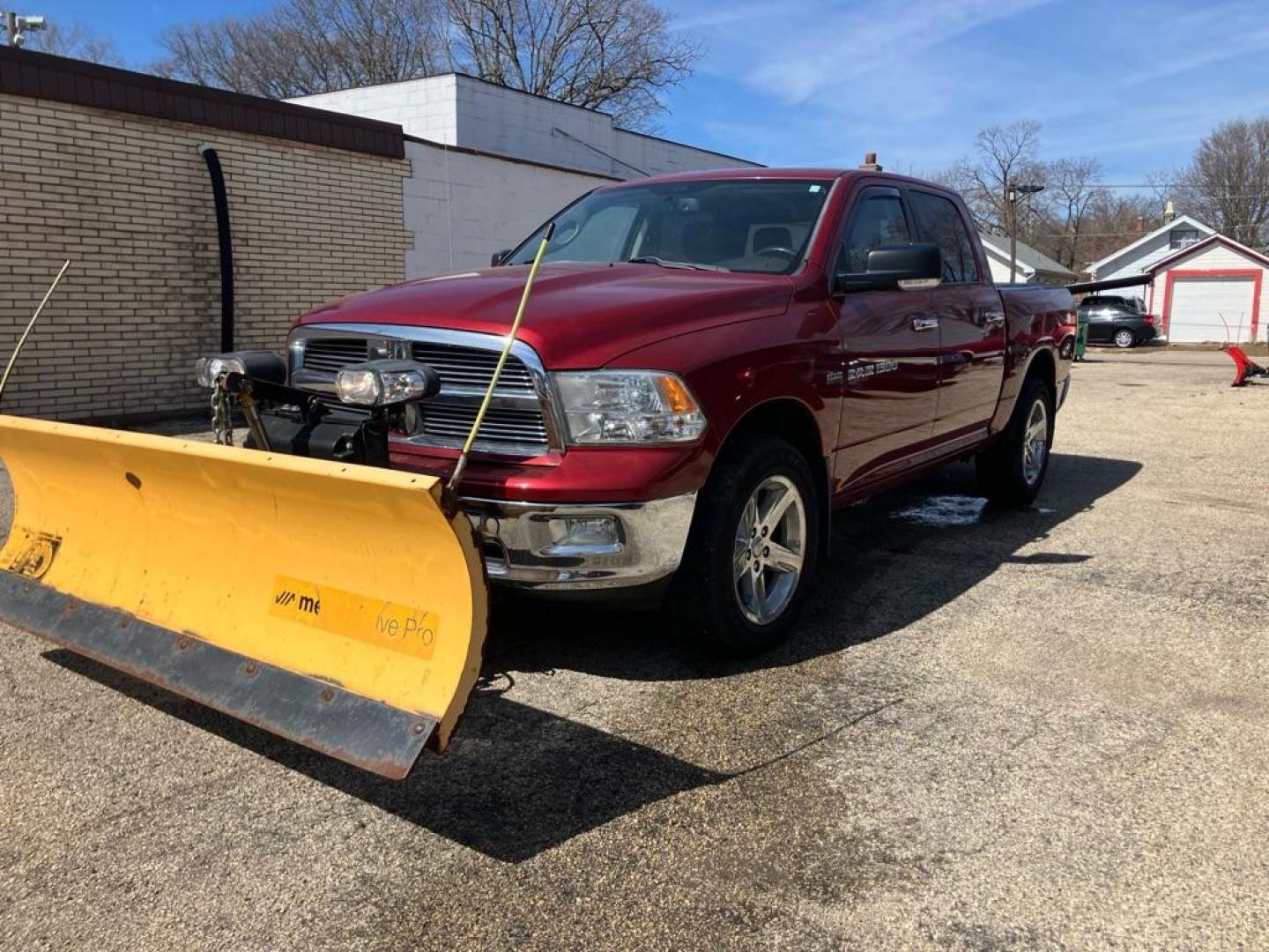 2012 RED DODGE RAM 1500 SLT (1C6RD7LT1CS) with an 5.7L engine, Automatic transmission, located at 1708 Broadway, Rockford, IL, 61104, (815) 397-5010, 42.252522, -89.069359 - Photo#0