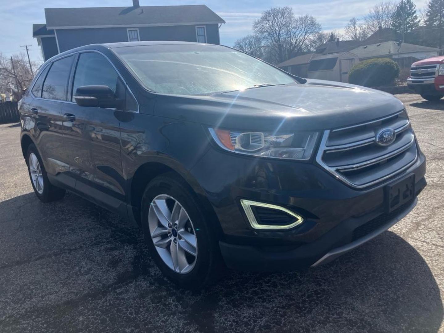 2015 BLACK FORD EDGE SEL (2FMTK4J82FB) with an 3.5L engine, Automatic transmission, located at 1708 Broadway, Rockford, IL, 61104, (815) 397-5010, 42.252522, -89.069359 - Photo#1
