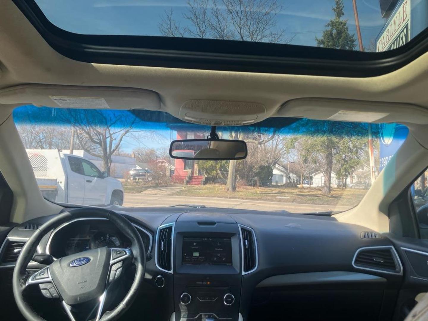 2015 BLACK FORD EDGE SEL (2FMTK4J82FB) with an 3.5L engine, Automatic transmission, located at 1708 Broadway, Rockford, IL, 61104, (815) 397-5010, 42.252522, -89.069359 - Photo#5