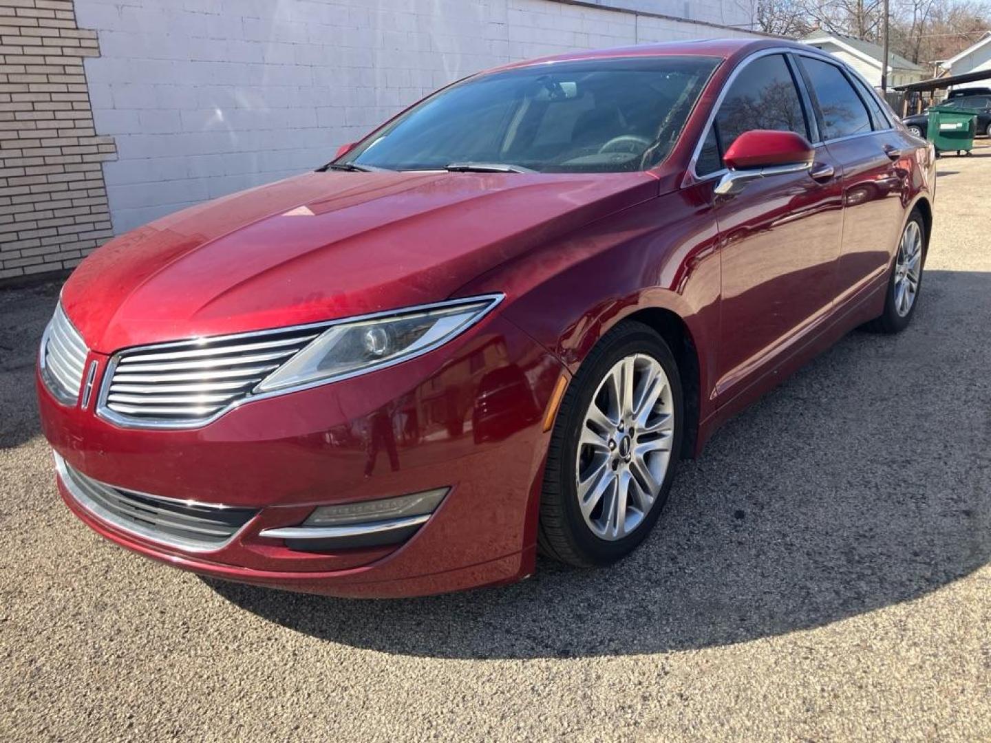 2014 RED LINCOLN MKZ (3LN6L2GK1ER) with an 3.7L engine, Automatic transmission, located at 1708 Broadway, Rockford, IL, 61104, (815) 397-5010, 42.252522, -89.069359 - Photo#0