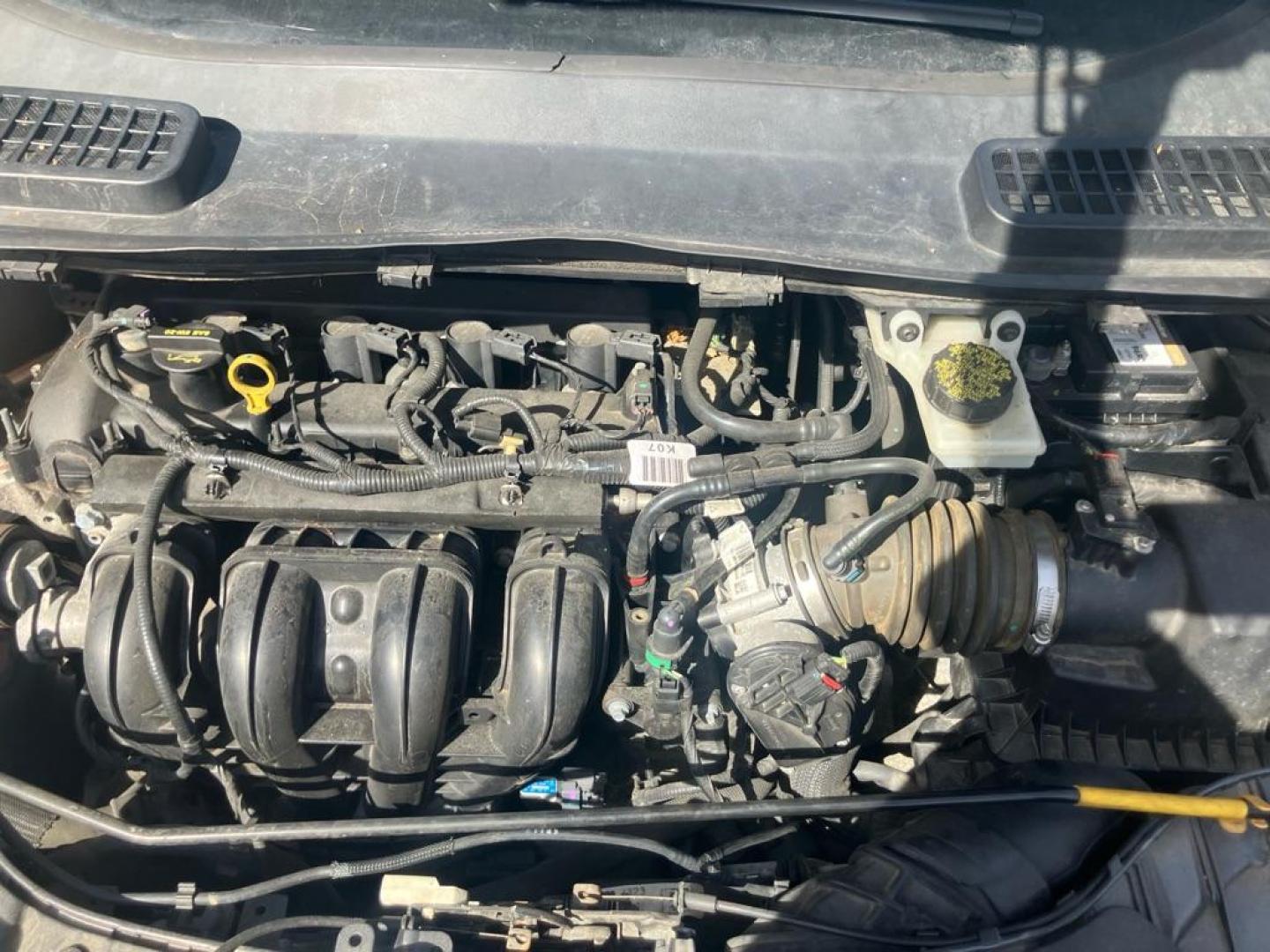 2013 GRAY FORD ESCAPE S (1FMCU0F73DU) with an 2.5L engine, Automatic transmission, located at 1708 Broadway, Rockford, IL, 61104, (815) 397-5010, 42.252522, -89.069359 - Photo#9