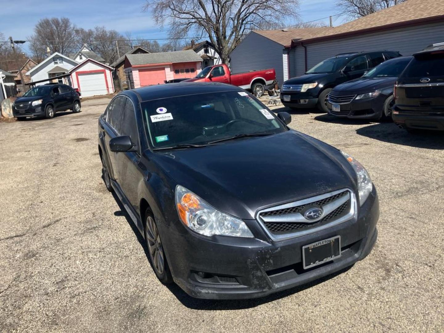 2012 GRAY SUBARU LEGACY 2.5I LIMITED (4S3BMCJ62C3) with an 2.5L engine, Automatic transmission, located at 1708 Broadway, Rockford, IL, 61104, (815) 397-5010, 42.252522, -89.069359 - Photo#1
