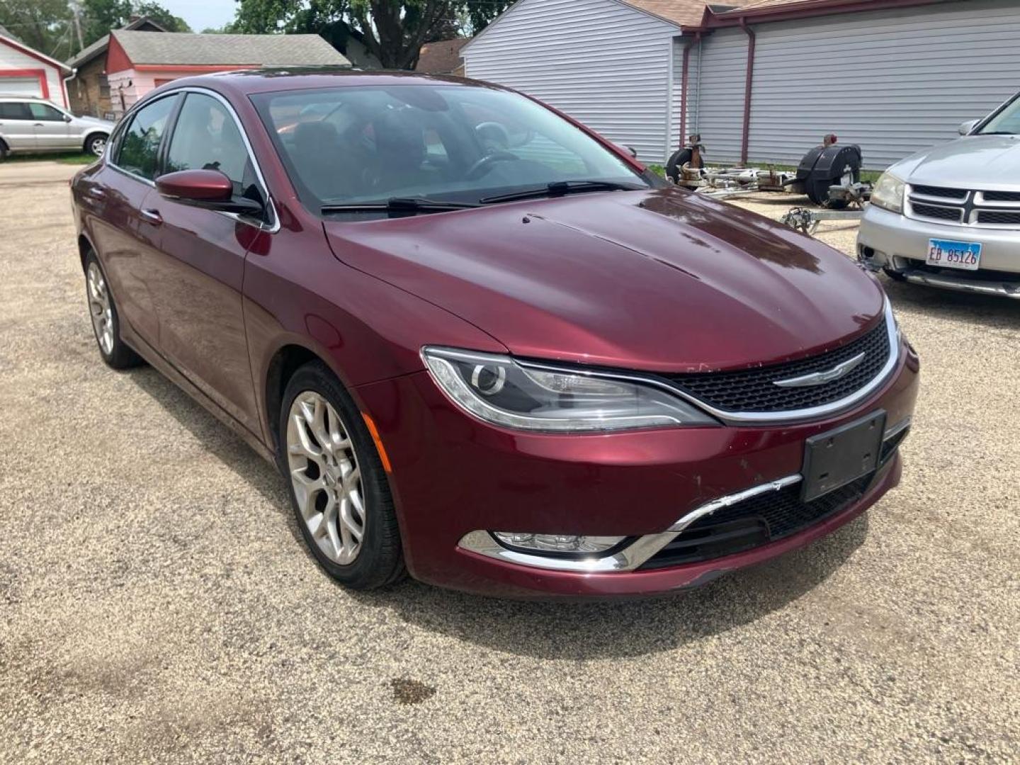 2015 RED CHRYSLER 200 C (1C3CCCEG6FN) with an 3.6L engine, Automatic transmission, located at 1708 Broadway, Rockford, IL, 61104, (815) 397-5010, 42.252522, -89.069359 - Photo#1