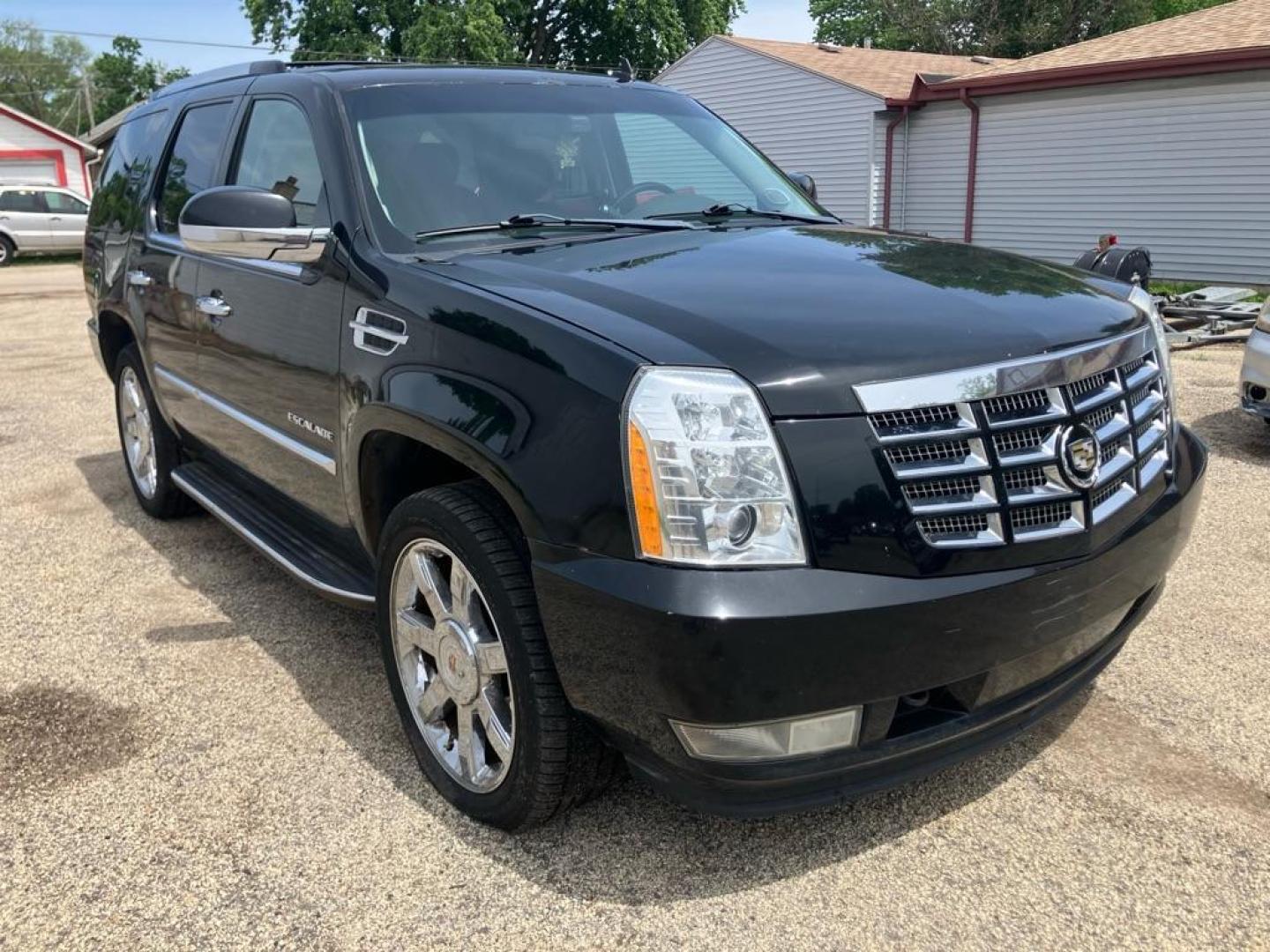 2012 BLACK CADILLAC ESCALADE LUXURY (1GYS4BEFXCR) with an 6.2L engine, Automatic transmission, located at 1708 Broadway, Rockford, IL, 61104, (815) 397-5010, 42.252522, -89.069359 - Photo#1