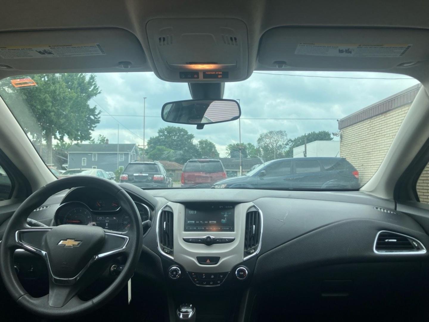 2017 BLACK CHEVROLET CRUZE LS (1G1BC5SM4H7) with an 1.4L engine, Automatic transmission, located at 1708 Broadway, Rockford, IL, 61104, (815) 397-5010, 42.252522, -89.069359- Photo#5