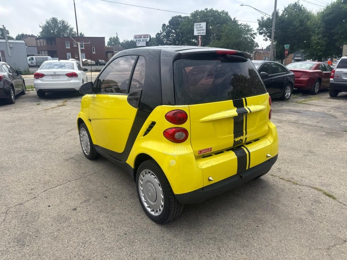 2008 YELLOW SMART FORTWO PURE (WMEEJ31X58K) with an 1.0L engine, Automatic transmission, located at 1708 Broadway, Rockford, IL, 61104, (815) 397-5010, 42.252522, -89.069359- Photo#3
