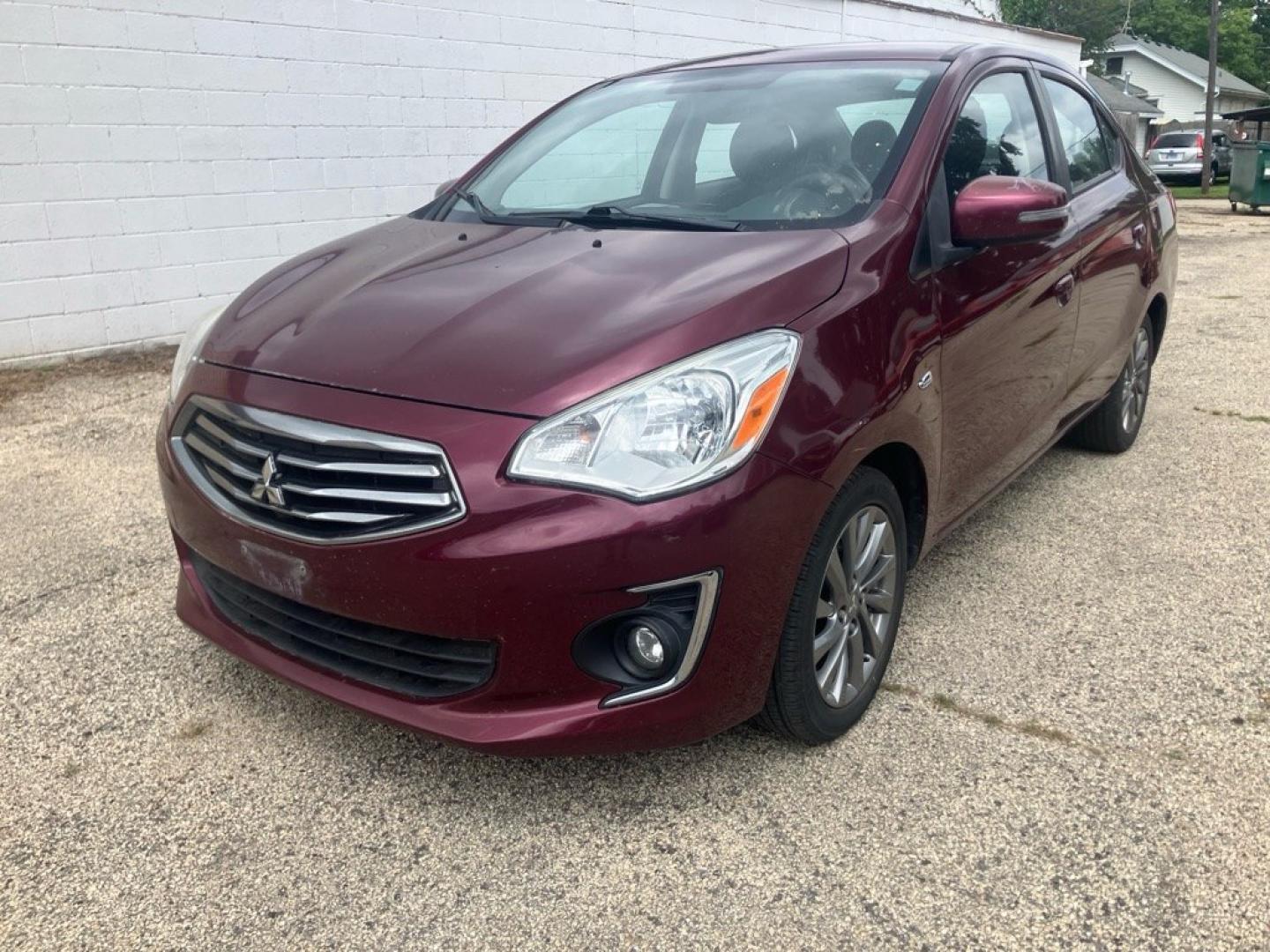 2017 PURPLE MITSUBISHI MIRAGE G4 SE (ML32F4FJ7HH) with an 1.2L engine, Automatic transmission, located at 1708 Broadway, Rockford, IL, 61104, (815) 397-5010, 42.252522, -89.069359- Photo#0