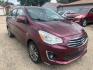 2017 PURPLE MITSUBISHI MIRAGE G4 SE (ML32F4FJ7HH) with an 1.2L engine, Automatic transmission, located at 1708 Broadway, Rockford, IL, 61104, (815) 397-5010, 42.252522, -89.069359- Photo#1