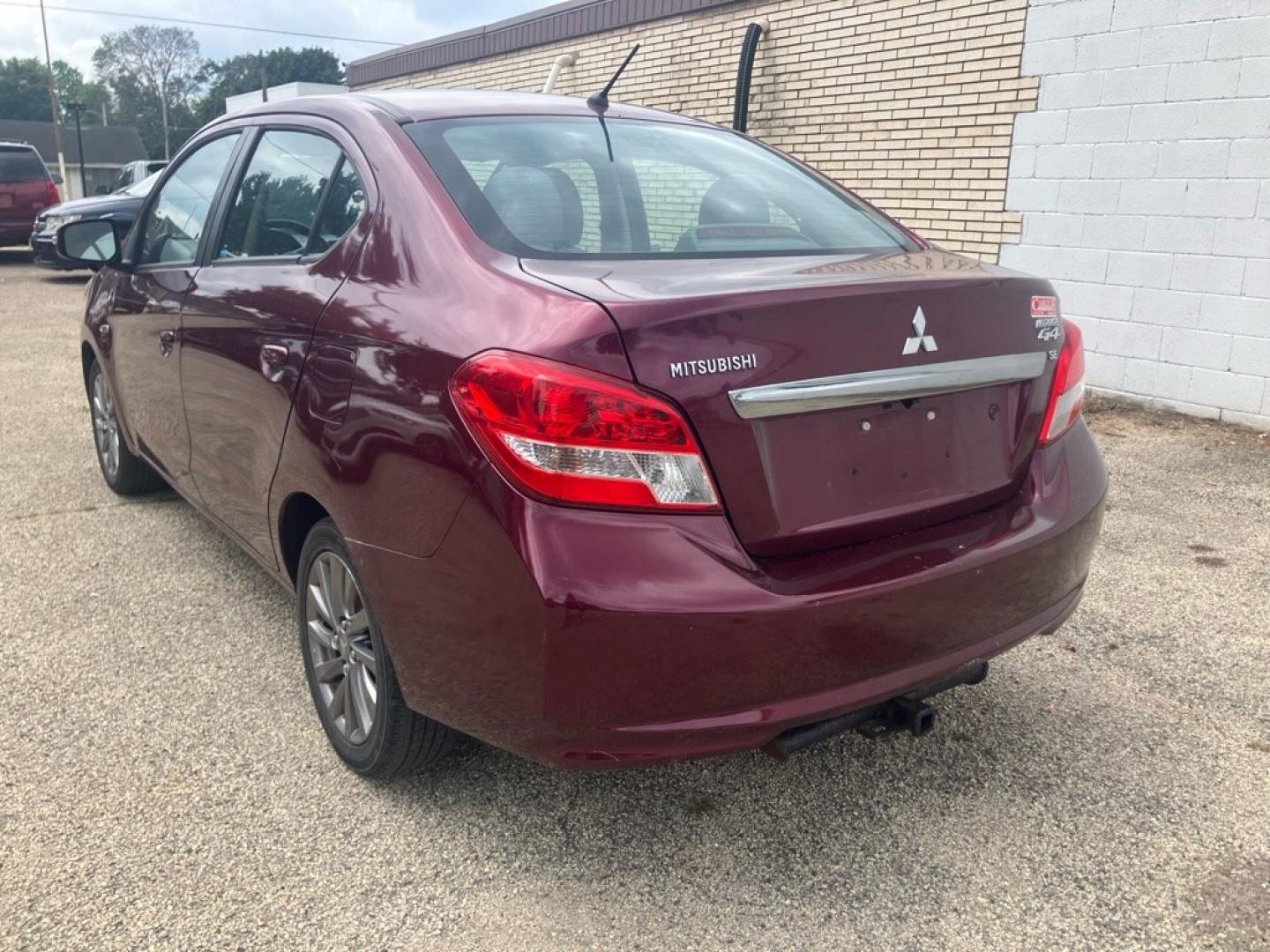 2017 PURPLE MITSUBISHI MIRAGE G4 SE (ML32F4FJ7HH) with an 1.2L engine, Automatic transmission, located at 1708 Broadway, Rockford, IL, 61104, (815) 397-5010, 42.252522, -89.069359- Photo#3