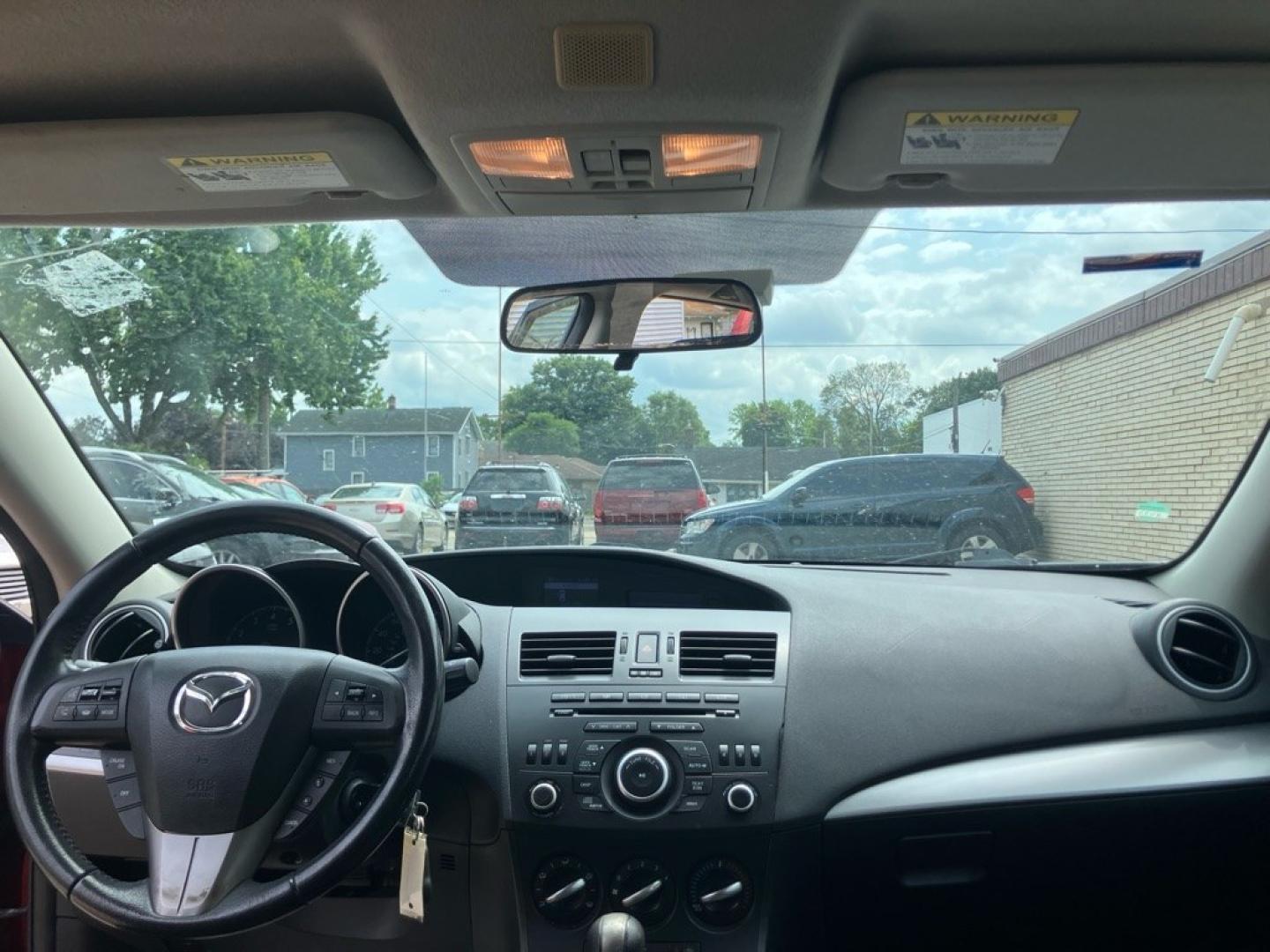 2012 RED MAZDA 3 S (JM1BL1L58C1) with an 2.5L engine, Automatic transmission, located at 1708 Broadway, Rockford, IL, 61104, (815) 397-5010, 42.252522, -89.069359- Photo#4