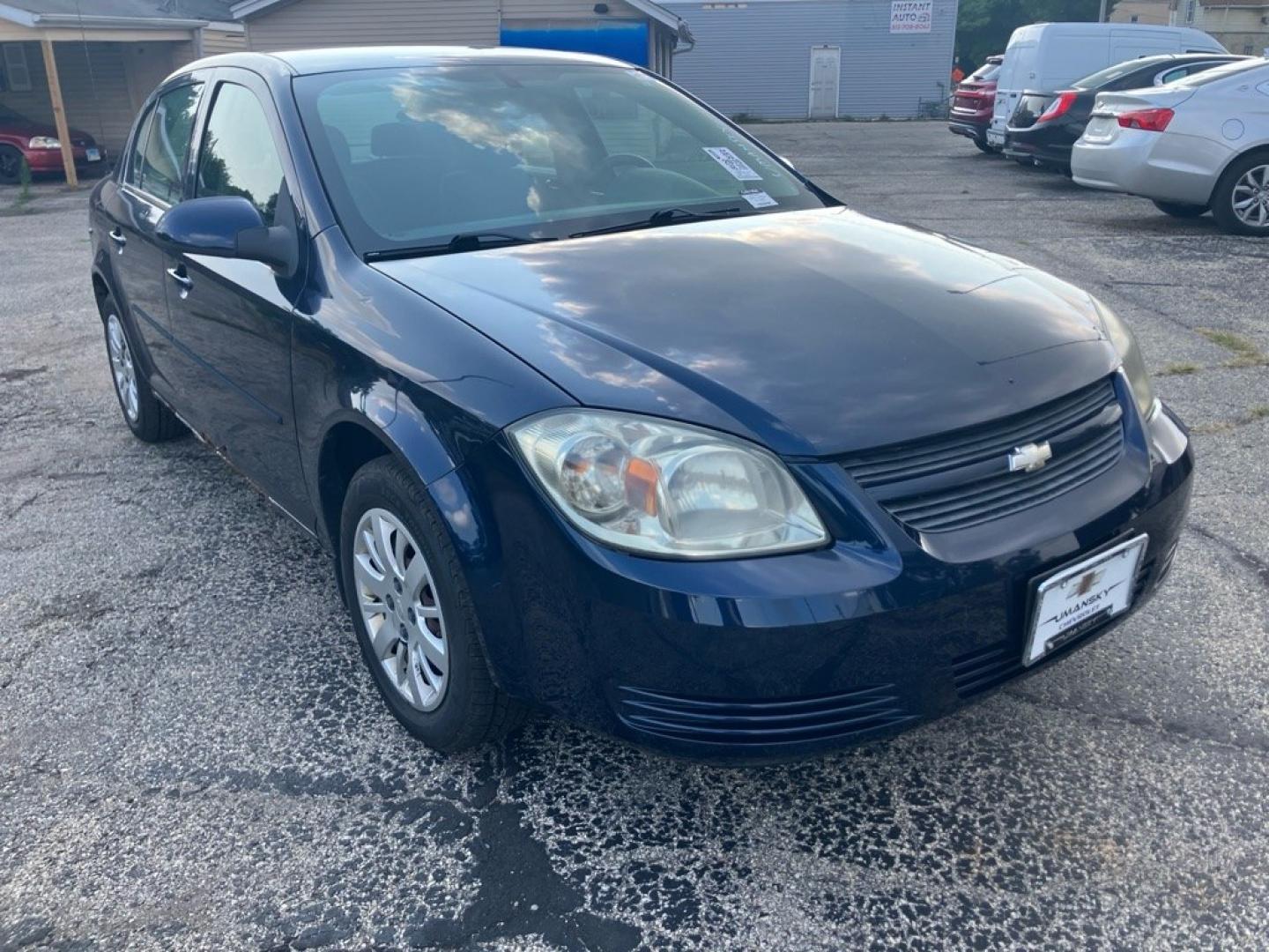 2010 BLUE CHEVROLET COBALT 1LT (1G1AD5F59A7) with an 2.2L engine, Automatic transmission, located at 1708 Broadway, Rockford, IL, 61104, (815) 397-5010, 42.252522, -89.069359- Photo#1