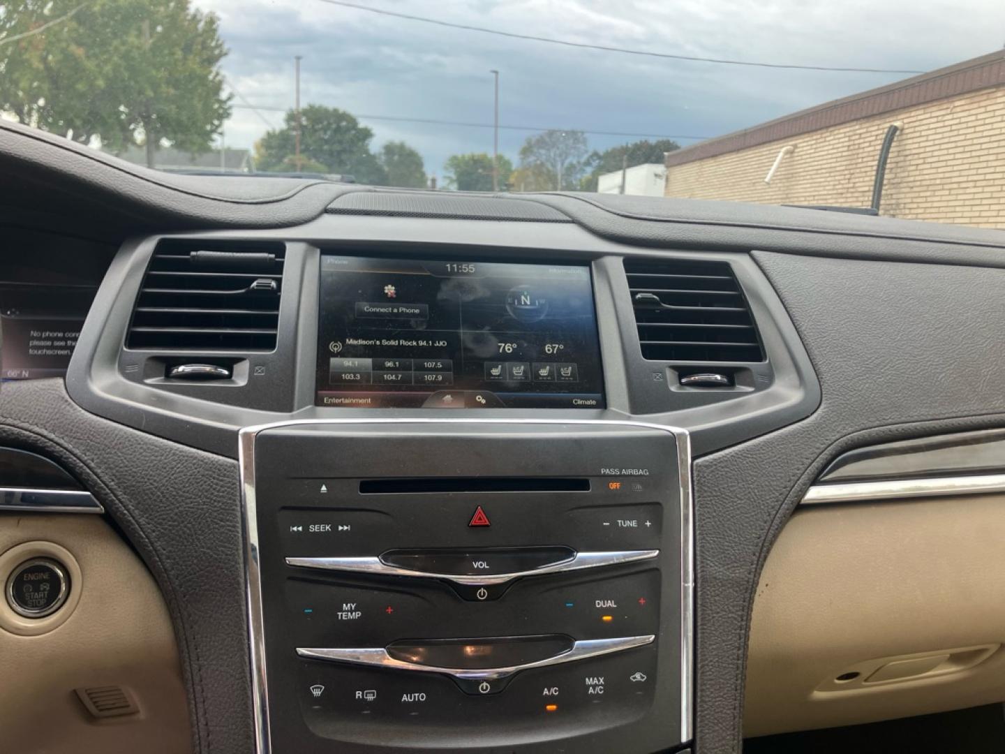 2015 BLACK LINCOLN MKS (1LNHL9EK8FG) with an 3.7L engine, Automatic transmission, located at 1708 Broadway, Rockford, IL, 61104, (815) 397-5010, 42.252522, -89.069359- Photo#9