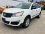 2013 WHITE CHEVROLET TRAVERSE LS (1GNKRFKD0DJ) with an 3.6L engine, Automatic transmission, located at 1708 Broadway, Rockford, IL, 61104, (815) 397-5010, 42.252522, -89.069359- Photo#0