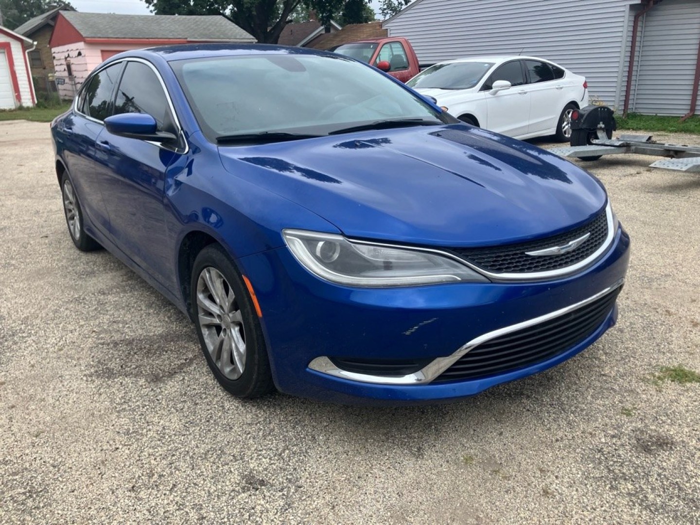 2015 BLUE CHRYSLER 200 LIMITED (1C3CCCAB4FN) with an 2.4L engine, Automatic transmission, located at 1708 Broadway, Rockford, IL, 61104, (815) 397-5010, 42.252522, -89.069359- Photo#1