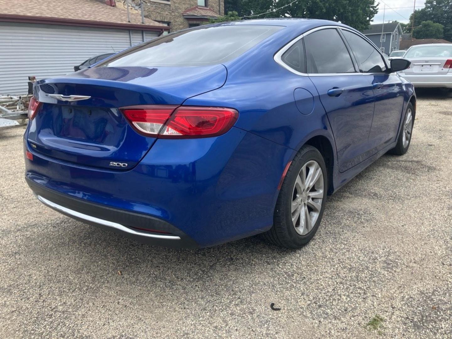 2015 BLUE CHRYSLER 200 LIMITED (1C3CCCAB4FN) with an 2.4L engine, Automatic transmission, located at 1708 Broadway, Rockford, IL, 61104, (815) 397-5010, 42.252522, -89.069359- Photo#2