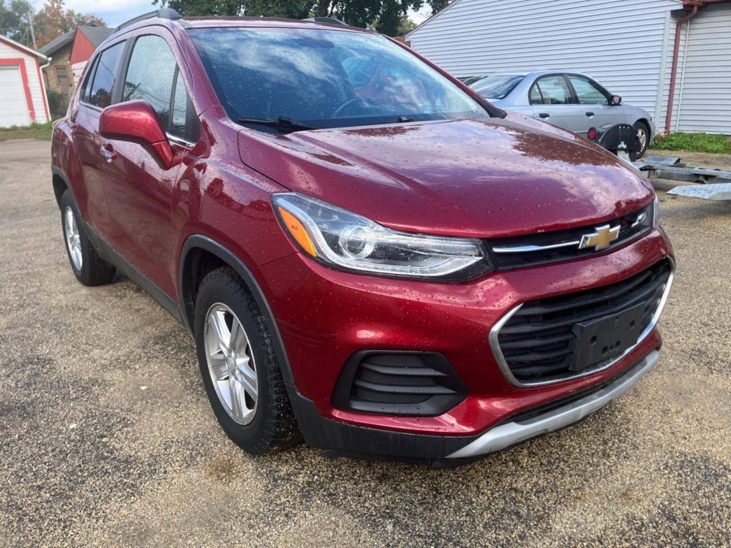 2018 RED CHEVROLET TRAX 1LT (3GNCJLSBXJL) with an 1.4L engine, Automatic transmission, located at 1708 Broadway, Rockford, IL, 61104, (815) 397-5010, 42.252522, -89.069359- Photo#1