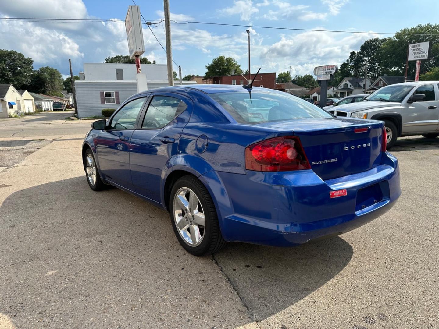 2013 BLUE DODGE AVENGER SE (1C3CDZAB0DN) with an 2.4L engine, Automatic transmission, located at 1708 Broadway, Rockford, IL, 61104, (815) 397-5010, 42.252522, -89.069359- Photo#3
